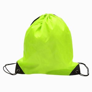 Custom Logo Promotional 210D Polyester Backpack Grocery Storage Drawstring <b>Bags</b> for Gym <b>Bag</b> With Pu - Product Image 3