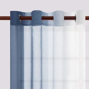 Bindi Ombre rideaux filtrants de lumière rideaux tissu fenêtre nuances panneau Faux lin dégradé Semi Voile <span class=keywords><strong>rideau</strong></span> - Product Image 3