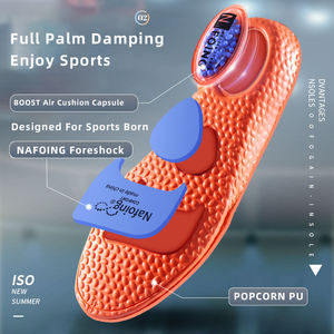 Plantillas Deportivas EVA de Moda, Altamente Elásticas, Ligeras, Transpirables, con Amortiguación de Impactos, Cómodas, Unisex, para Correr - Product Image 3