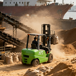 Giá trị tốt nhất Pin Lithium 1 tấn 1.5 tấn 2 tấn 3 tấn Bốn bánh xe nâng xe nâng địa hình gồ ghề xe nâng điện - Product Image 6