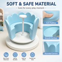 Chaise pivotante à bord ondulé, manège sensoriel, carrousel souple pour aire de jeux intérieure et extérieure