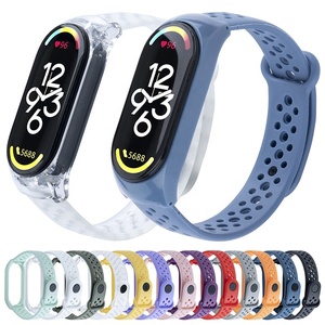 Correa de Repuesto de Silicona para <span class=keywords><strong>Xiaomi</strong></span> Mi <span class=keywords><strong>Band</strong></span> 3 4 5 <span class=keywords><strong>6</strong></span> 7 8 NFC, Correa de Reloj Inteligente de Color Puro - Product Image 1