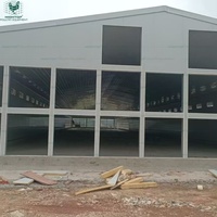 Nave Avícola Prefabricada de Estructura de Acero Comercial con Sistema de Control Climático Automático