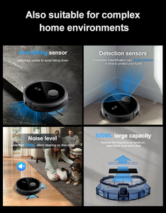 Tuya Smart App-Controlled <b>Robot</b> <b>Vacuum</b> Cleaner Automatic Dirt Disposal Battery/Electric Filter Wet/Dry Function Household Wet an - Product Image 4
