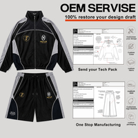 Service OEM ODM de vêtements sur mesure en petites séries – Fabricant de survêtements légers en nylon avec fermeture éclair pour l'été et échantillons rapides