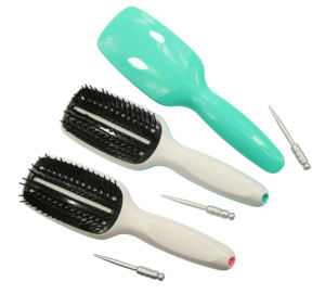 <span class=keywords><strong>Cepillo</strong></span> flexible y desenredado con logotipo personalizado al por mayor con dispositivo de depilación integrado - Product Image 6