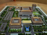 Maqueta de Mesa de Arena de Alta Precisión para Planificación Urbana y Exhibición de Construcción Municipal