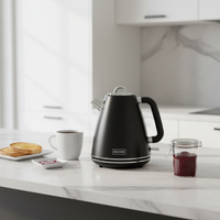 Bouilloire Électrique Sans Fil GS Style Rétro Cygne Forme Triangulaire 3000W en Acier Inoxydable à Chauffage Rapide pour la Maison