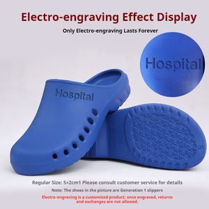 H & U ospedale impermeabile EVA lavoro medico dentista medico medico Clogs scarpe donna/uomo Logo personalizzazione accetta - Product Image 3