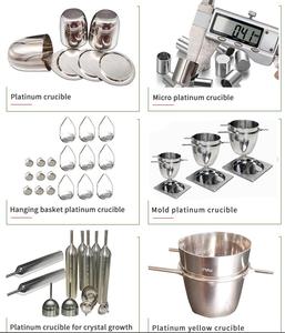 Creuset en platine 99,95 % de haute pureté pour la recherche scientifique et la culture de cristaux en laboratoire - Product Image 4