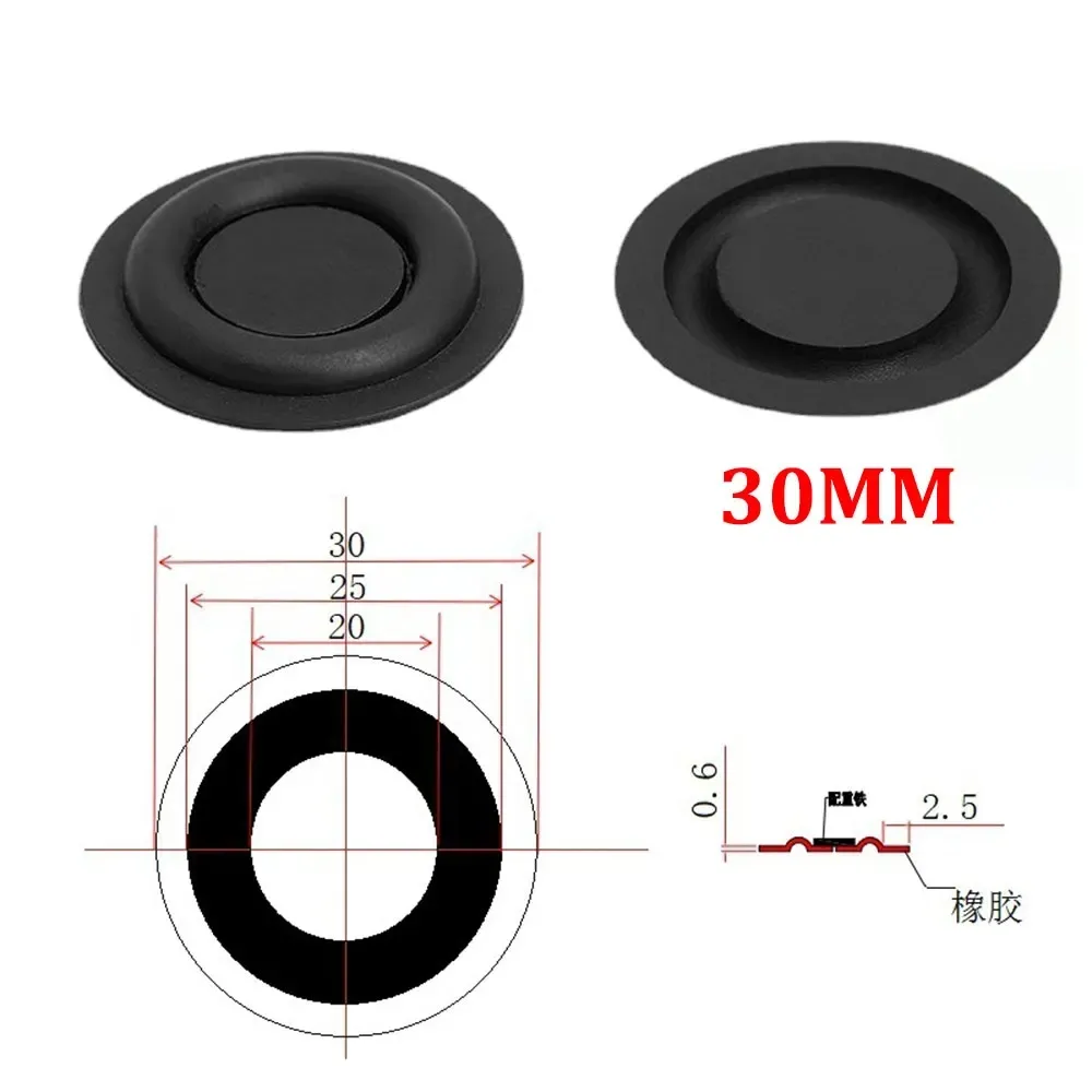 Audio Speaker Vibration Film Bass Diaphragm Passive Radiator Speaker Repair 28/30/32/34/36/40/43mm DIY Home Theater Accessories