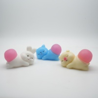 Savon artisanal de dessin animé Pippi Lapin Blanc et rose Savon charmant Savon antibactérien régulier pour la maison et la rentrée scolaire