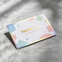 Cartes de visite avec estampage à chaud en or, design personnalisé, logo sur mesure, enveloppes assorties pour emballage cadeau et invitations