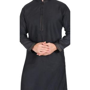 Ensemble Kurta Pajama pour homme Triloki, vêtements traditionnels indiens en coton, tenue ethnique décontractée pour homme - Product Image 4