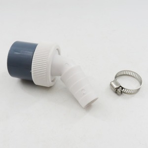 Adaptador de desagüe redondo de plástico para balcón, codo antidesbordamiento y antirretorno para tubería de desagüe de lavadora - Product Image 5