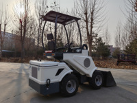 Chargeuse sur pneus électrique HAIJU HJ620E 100% électrique, capacité de charge 500kg 800kg, batterie au plomb-acide, télescopique, ROPS FOPS pour l'agriculture