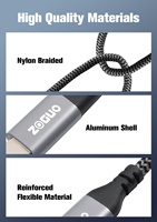 ZOGUO Dual USB C Adaptador de auriculares y cargador 2 en 1 Tipo C Conector macho con PD 65W Soporte de carga rápida Llamada y música