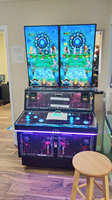 Fabricant de machine de jeu de pêche à pièces sur pied avec écran LCD de 42 pouces personnalisée pour divertissement à 3 joueurs