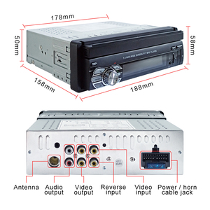 Máy Phát Nhạc MP3 MP5 7 Inch Màn Hình Cảm Ứng 1Din, Máy Phát Nhạc MP3 Radio FM AUX Có Điều Khiển Từ Xa - Product Image 6