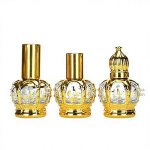 Botella de Aceite Personalizada de Oriente Medio, 10 ml, para Cosméticos y Perfumes, de Vidrio Transparente, Vacía, con Pulverizador y Varilla de Vidrio - Product Image 1