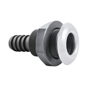 Ángulo de lengüeta diseñado 3/4 "Salida de manguera de plomería Marina Stalon a través del casco para salidas por encima de la línea de flotación - Product Image 1