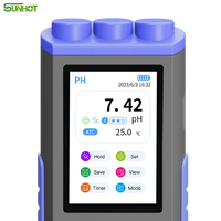 Analyseur de qualité de l'eau portable SUNHOT DPH10, multi-paramètres, pH/ORP/température/TDS, haute qualité