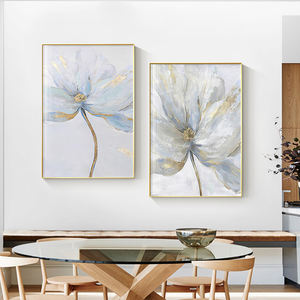 Póster nórdico para decoración de pared del hogar, lienzo de flores escandinavas, impresión artística, pintura abstracta - Product Image 6