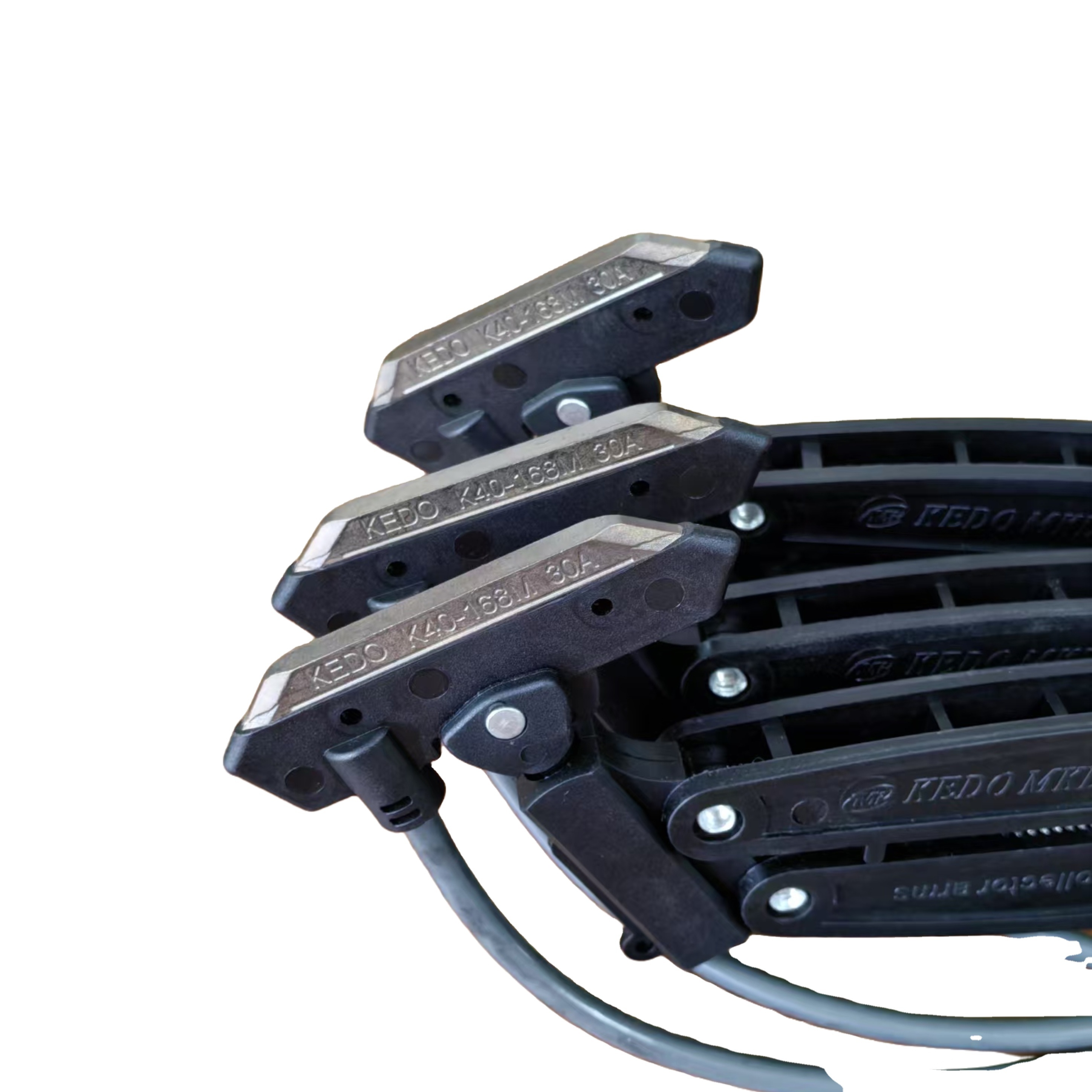 drt CURRENT　division　カレント  DCコード　 ボガクリッ 3P 30A Overhead Crane Current Collector - KEDO MKD-901