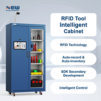 Loker Alat RFID Serbaguna dengan Pintu Ganda untuk Manajemen Alat di Perusahaan Manufaktur Kecil dan Menengah, Dilengkapi SDK Mudah dan Antarmuka Cloud