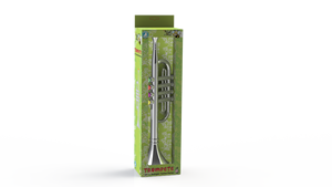 Trompette durable pour enfants, instrument de musique argenté, jouet pour enfants, aucune pile requise - Product Image 2