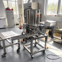 Machine à hamburgers entièrement automatique pour la formation, la panification et le panage de galettes de viande et de nuggets de poulet