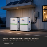 Système de Stockage d'Énergie Domestique Tout-en-un avec Onduleur et Batterie 10KW 40KWh LiFePO4 Empilable Hybride Hors Réseau CAN RS485 OEM ODM