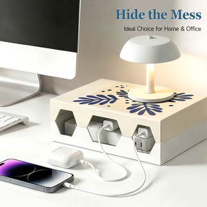 Boîte de rangement personnalisée en forme de livre pour routeur Wi-Fi, idées de rangement pour dissimuler les multiprises, solution de gestion des câbles de bureau - Product Image 4