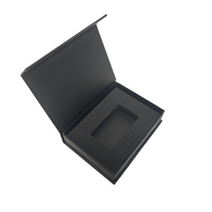 Wholesale Luxury Custom Black White Solid Perfume <b>Bottles</b> & Packaging <b>Boxes</b> UV Coating Embossing Recycled Materials Custom Logo - Product Image 2