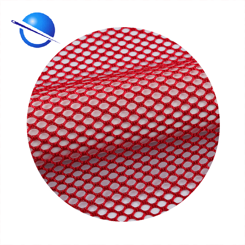 Дышащая 100D твердая сетчатая трикотажная жесткая сетчатая ткань для сумок