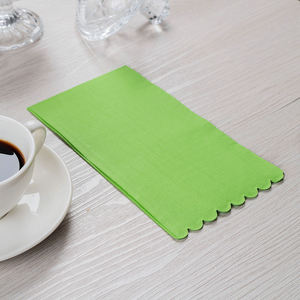 Serviettes <span class=keywords><strong>en</strong></span> <span class=keywords><strong>papier</strong></span> standard pour hôtel, logo personnalisé, serviettes ondulées rondes jetables pour usage domestique, hôtelier et quotidien - Product Image 4