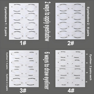 Autocollants jetables pour eye-liner et fard à paupières – Lot en gros | Kit de pochoirs pour le maquillage des yeux | Outils d'aide pour l'application d'eye-liner ailé sexy pour un usage quotidien - Product Image 3
