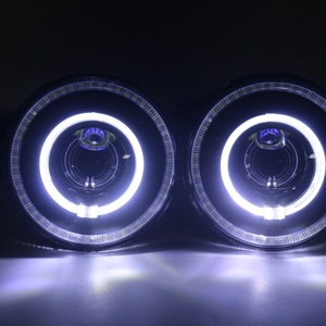 Sanvi 7 Inch Customizable 87W 5500K <b>LED</b> <b>Headlights</b> RetroFit Assembly for Off-Road Vehicles Hot Sale Jeep Harley Davidson Vietnam - Product Image 4