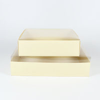 Boîtes de boulangerie de qualité alimentaire emballage de gâteau carton blanc avec fenêtre personnalisé 14x10 papier kraft windsor 14x10x3 boîte