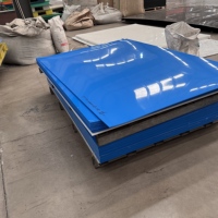 Panneau de coffrage en plastique réutilisable pour la construction, panneau de coulage de béton haute résistance, matériau de construction en feuille de HDPE