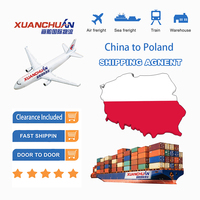 Agent d'approvisionnement Chine Transitaire Pologne DDP Service Aérien+Express 3PL Chine pour Marchandises Dangereuses, Marchandises Générales et Articles Surdimensionnés