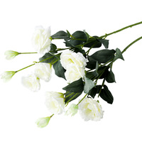Nordic Style Lisianthus Seiden blumen Home Wohnzimmer Esstisch Blumen dekoration für Abschluss feier oder Halloween