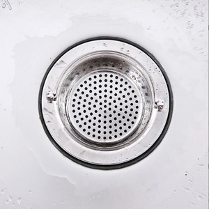 Égouttoir de cuisine en acier inoxydable pour laver les légumes, type entonnoir, avec drain de sol extractible - Product Image 4