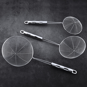 بيع بالجملة مجموعة مصفاة المطبخ من الفولاذ المقاوم للصدأ من الدرجة الغذائية ، مجموعة مقشدة دقيقة وصفي المعكرونة ، مواد معدنية - Product Image 5