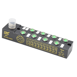 Industrie M12 M8 8 voies 3 broches NPN boîte <span class=keywords><strong>de</strong></span> jonction automobile électrique connecteur étanche capteur câble connecteur <span class=keywords><strong>de</strong></span> montage sur panneau - Product Image 2