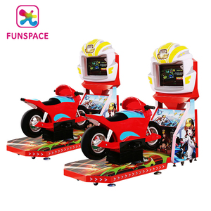 Funspace Trong Nhà Chơi Khu Vực Đồng Tiền Hoạt Động Xe Máy Arcade Trò Chơi Đua Xe Máy Video Arcade Trò Chơi Giao Diện Điều Khiển Moto Lái Xe Mô Phỏng - Product Image 5