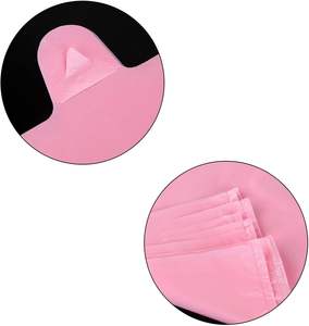 ถุงพลาสติกสีชมพูพร้อมที่จับถุงของชำสำหรับซูเปอร์มาร์เก็ตร้านอาหาร12x20นิ้ว (50ชิ้น) - Product Image 6