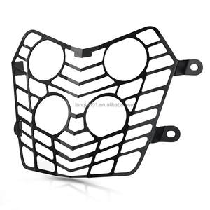 Accessoires de moto adaptés à <span class=keywords><strong>Yamaha</strong></span> TENERE700 <span class=keywords><strong>T700</strong></span> XTZ700 Filet de protection des phares en acier inoxydable modifié - Product Image 3
