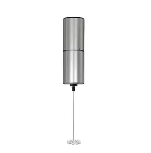 Mini milk frother with 304 stainless steel whisking quick preparation and froth your desired milk foam in seconds