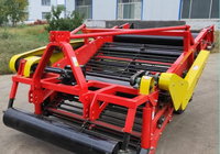 Cosechadora de Cacahuetes Montada en Tractor, Cosechadora de Maní con Cinta Vibratoria, Excavadora de Cacahuetes para Cacahuetes, Cebollas y Patatas